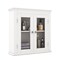 Costway 2-Door Bathroom Wall Mount Medicine Cabinet with Tempered Glass & Adjustable Shelf